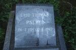 PALMER Eric Thomas 1914-1989
