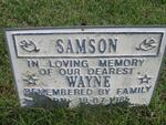 SAMSON Wayne 1985-
