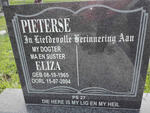 PIETERSE Eliza 1965-2004