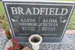 BRADFIELD Alvin George 1927-2010 & Alida Cecilia 1930-2011