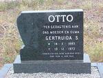 OTTO Gertruida S. 1885-1973