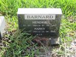 BARNARD Hendrik 1921-1997 & Nancy 1921-2003