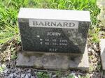 BARNARD John 1951-2000