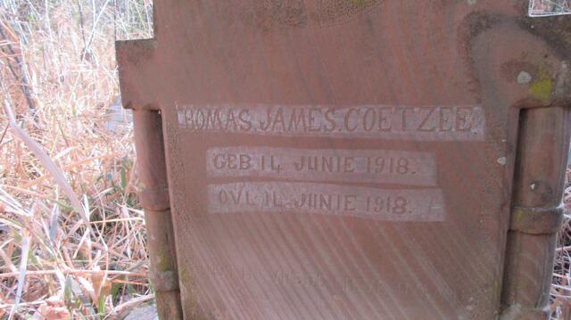 COETZEE Thomas James 1918-1918