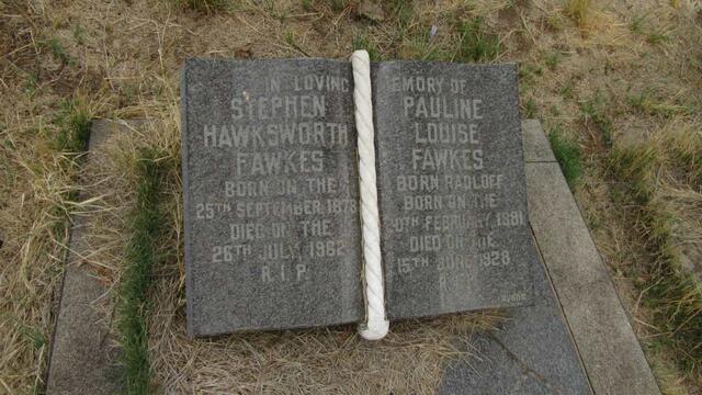 FAWKES Stephen Hawksworth 1878-1962 & Pauline Louise RADLOFF 1881-1928