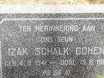 COHEN Izak Schalk 1941-19??