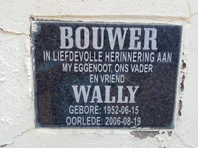 BOUWER Wally 1952-2006