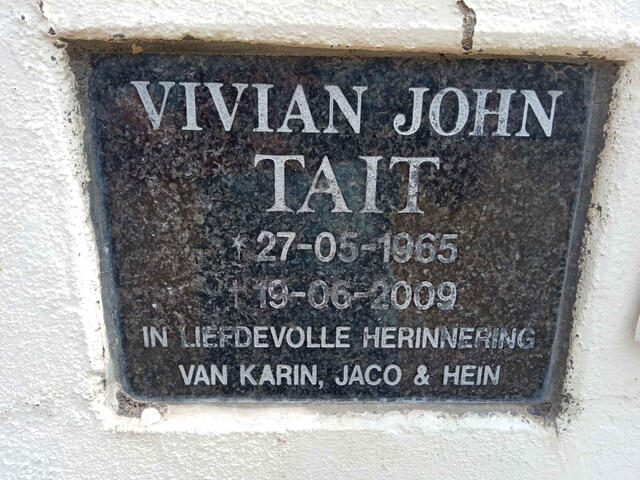 TAIT Vivian John 1965-2009