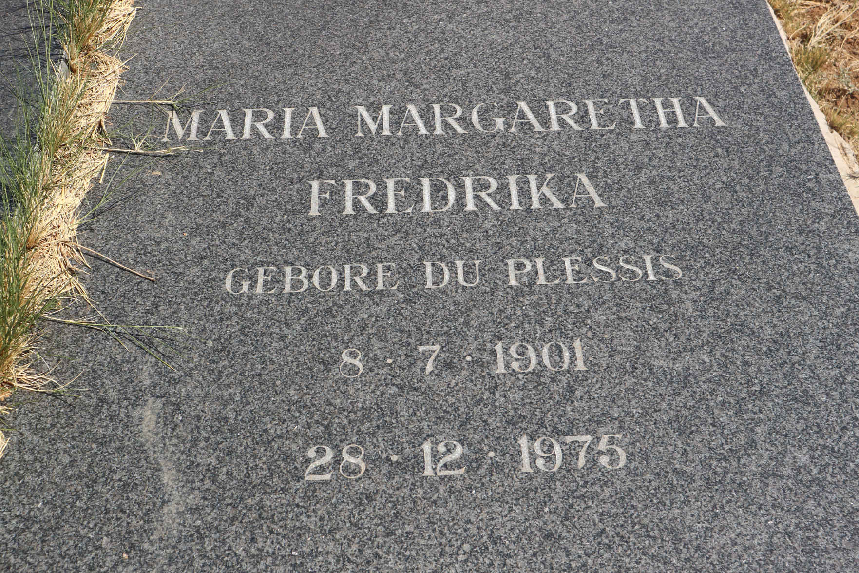 ROOYEN Johannes George Fourie, van 1899- & Maria Margaretha Fredrika DU PLESSIS 1901-1975