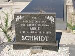 SCHMIDT Annie 1912-1979