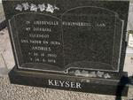 KEYSER Andries 1900-1978
