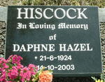 HISCOCK Daphne Hazel nee HORNE 1924-2003
