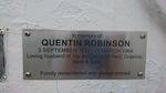ROBINSON Quentin 1930-1984 