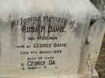 DAVIE George 1880-1970 & Rosa H. MOOLMAN -1939