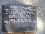 FERNANDES Graham 1966-1993 :: FERNANDES  Eva Louisa 1886-1965 :: FREY Winsom Grace  1923-1985 :: FERNANDES Lionel M. 1927-2001
