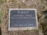 OLWAGE Johannes Daniel 1931-1969