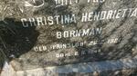 BORNMAN Christina Hendrietta nee PRINSLOO 1921-1944