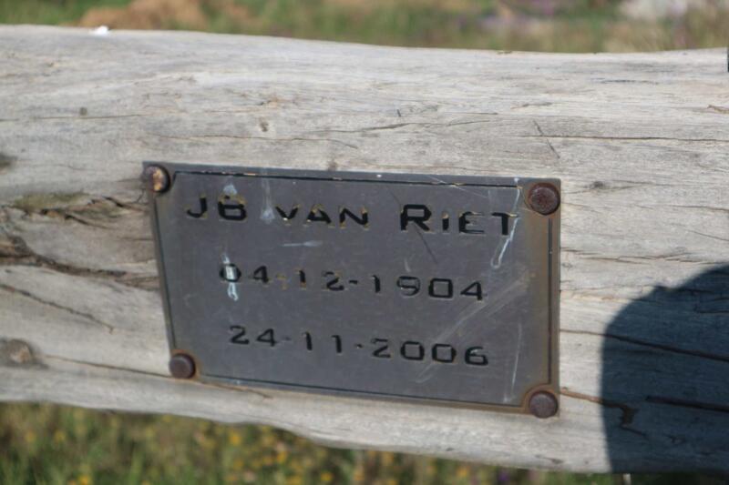RIET J.B., van 1904-2006