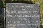 BASSON Isabella Maria Cornelia nee STRYDOM 1900-1981