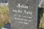 SPUY Johan, van der 1957-1982
