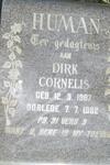 HUMAN Dirk Cornelis 1907-1982