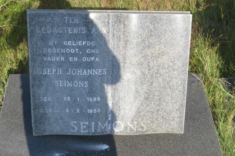 SEIMONS Joseph Johannes 1896-1986