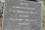 PLESSIS Elsie Johanna, du nee PIENAAR 1904-1951