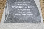 TOIT Hendrik, du 1900-1949
