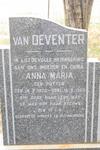 DEVENTER Anna Maria, van nee PUTTER 1870-1963