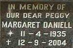 DANIELL Margaret 1935-2004