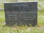 VILLIERS Paul Hendrik, de 1887-1995 & Frances 1889-1958