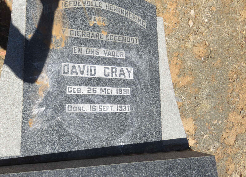 GRAY David 1891-1937
