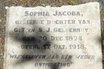 GELDENHUYS Sophia Jacoba 1894-1918