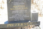 PIETERSEN Martha Magdalena 1950-2015