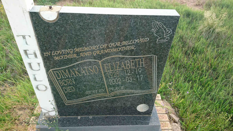THULO Dimakatso Elizabeth 1928-2002