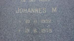 VERSTER Johannes M. 1932-1979 & Francina L. 1942-1997