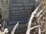 BOTHA Johanna Susanna Carolina nee DE VILLIERS 1876-1926