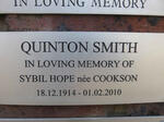 SMITH Sybil Hope nee COOKSON, QUINTON 1914-2010