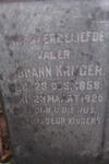 KRUGER Johann 1858-1925 & Susanna Francina VILJOEN 1872-1938