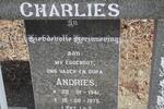 CHARLIES Andries 1941-1975