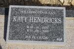 HENDRICKS Katy 1933-2000