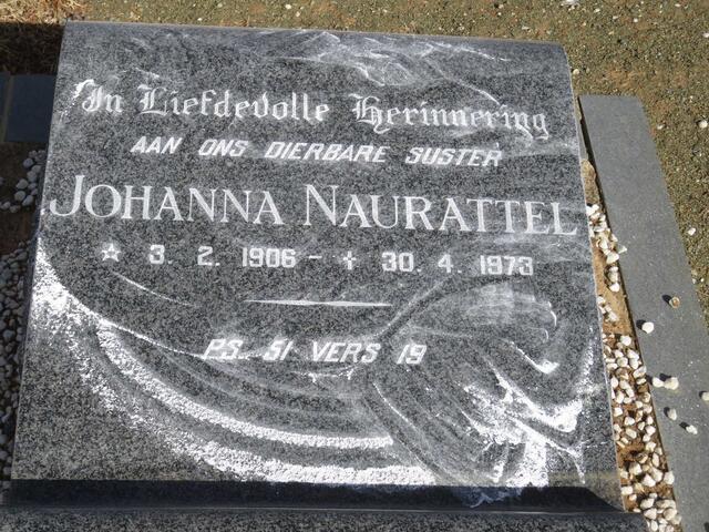 NAURATTEL Johanna 1906-1973