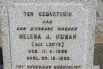 HUMAN Helena J. nee LOOTS 1866-1962