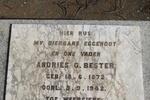 BESTER Andries G. 1872-1942