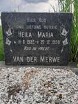 MERWE Heila Maria, van der 1935-1938