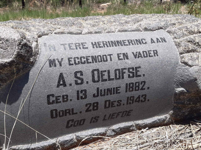 OELOFSE A.S. 1882-1943