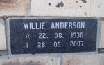 ANDERSON Willie 1938-2007
