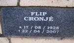 CRONJE Flip 1928-2007