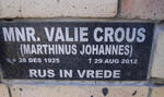 CROUS Marthinus Johannes 1925-2012