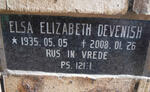 DEVENISH Elsa Elizabeth 1935-2008